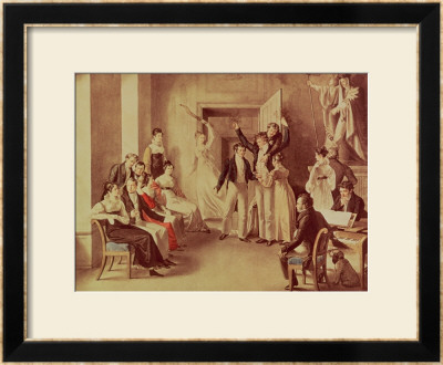The Family Of Franz Peter Schubert (1797-1828) Playing Games by Leopold Kupelwieser Pricing Limited Edition Print image