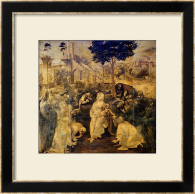 The Adoration Of The Magi, 1481-2 by Leonardo Da Vinci Pricing Limited Edition Print image