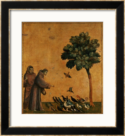 St. Francis Of Assisi Preaching To The Birds by Giotto Di Bondone Pricing Limited Edition Print image