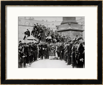 Federes Before The Vendome Column During The Commune, 1871 by Bruno Braquehais Pricing Limited Edition Print image