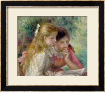 The Reading, Circa 1890-95 by Pierre-Auguste Renoir Pricing Limited Edition Print image