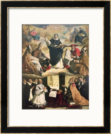 The Apotheosis Of St. Thomas Aquinas, 1631 by Francisco De Zurbaran Pricing Limited Edition Print image