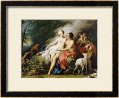 Jupiter And Callisto by Jacopo Amigoni Pricing Limited Edition Print image