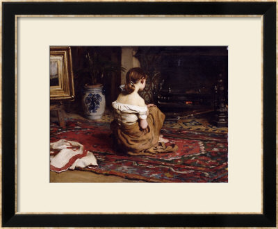 By The Fireside, 1878 by Frank Holl Pricing Limited Edition Print image