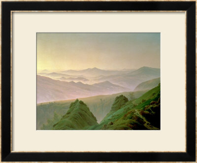 Morning In The Mountains by Caspar David Friedrich Pricing Limited Edition Print image