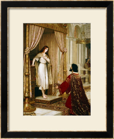 A King And A Beggar Maid, 1898 by Edmund Blair Leighton Pricing Limited Edition Print image