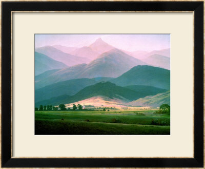 Landscape In The Riesengebirge, 1810-11 by Caspar David Friedrich Pricing Limited Edition Print image