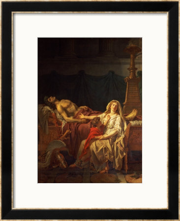 Andromache Mourning Hector, 1783 by Jacques-Louis David Pricing Limited Edition Print image