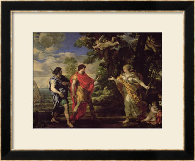 Venus Appearing To Aeneas As A Huntress by Pietro Da Cortona Pricing Limited Edition Print image