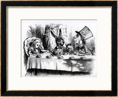 The Mad Hatter's Tea Party by John Tenniel Pricing Limited Edition Print image