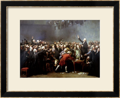 The Tennis Court Oath, 20Th June 1789, 1848 by Louis Charles Auguste Couder Pricing Limited Edition Print image