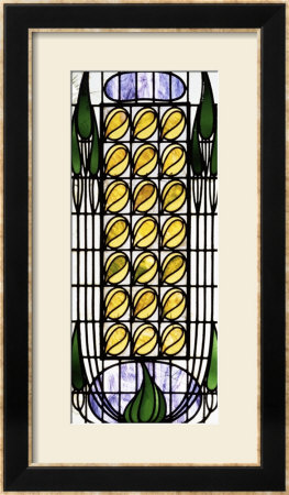 A Stained And Leaded Glass Panel, Circa 1893 by Talwin Morris Pricing Limited Edition Print image