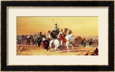 An Arab Caravan by John Frederick Herring I Pricing Limited Edition Print image