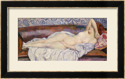 Reclining Nude by Theo Van Rysselberghe Pricing Limited Edition Print image
