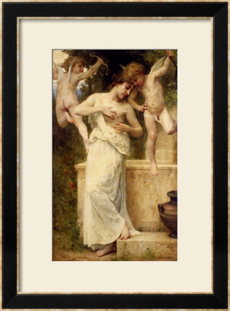 The Wound Of Love, 1897 by William Adolphe Bouguereau Pricing Limited Edition Print image