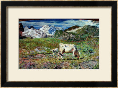 Meadows In Spring by Giovanni Segantini Pricing Limited Edition Print image