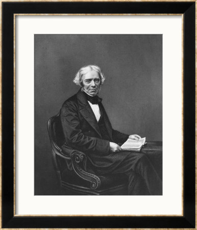 Portrait Of Michael Faraday (1791-1867) Engraved By D.J. Pound From A Photograph by John Jabez Edwin Paisley Mayall Pricing Limited Edition Print image