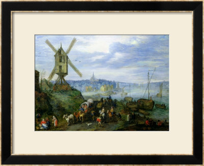 River Landscape by Jan Brueghel The Elder Pricing Limited Edition Print image