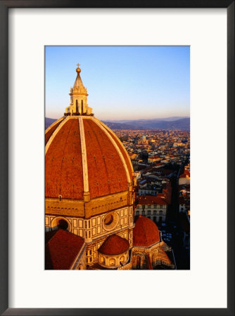 Dome Of Cathedral (Duomo), Santa Maria Del Fiore, Florence, Italy by Oliver Strewe Pricing Limited Edition Print image