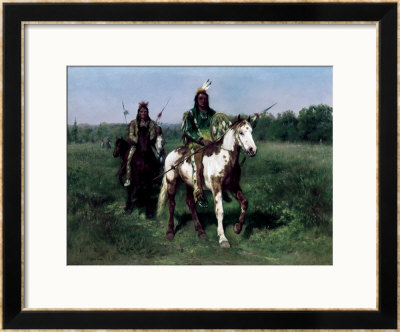 Mounted Indians Carrying Spears by Rosa Bonheur Pricing Limited Edition Print image