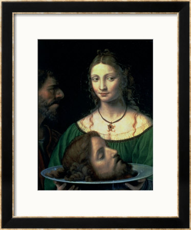 Salome With The Head Of John The Baptist, Circa 1525-30 by Bernardino Luini Pricing Limited Edition Print image