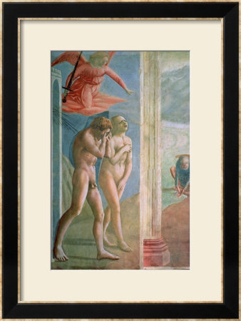 Adam And Eve Banished From Paradise, Circa 1427 by Tommaso Masaccio Pricing Limited Edition Print image