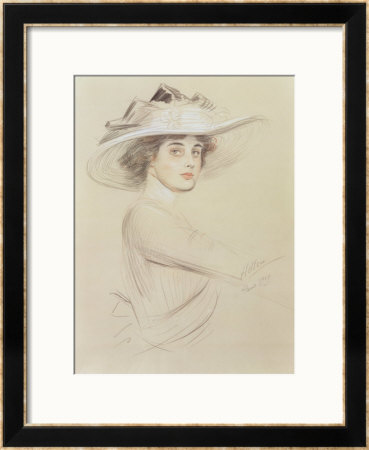 Portrait Of A Woman, 1909 by Paul Cesar Helleu Pricing Limited Edition Print image