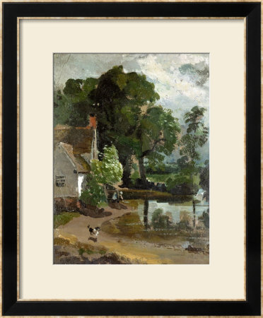 Willy Lott's House, Near Flatford Mill, Circa 1811 by John Constable Pricing Limited Edition Print image