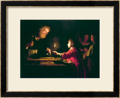 The Childhood Of Christ, Circa 1620 by Gerrit Van Honthorst Pricing Limited Edition Print image