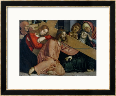 Christ Falls Under The Cross by Francesco Bonsignori Pricing Limited Edition Print image