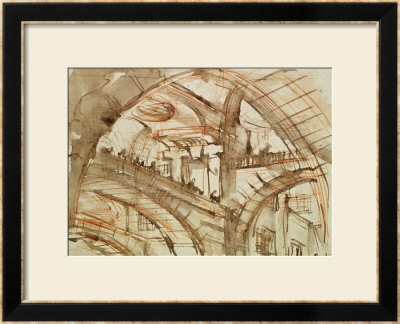 Drawing Of An Imaginary Prison by Giovanni Battista Piranesi Pricing Limited Edition Print image