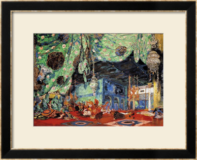 Set Design For Scheherazade By Rimsky-Korsakov (1844-1908) 1916 by Leon Bakst Pricing Limited Edition Print image