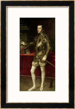 King Philip Ii (1527-98) 1550 by Titian (Tiziano Vecelli) Pricing Limited Edition Print image