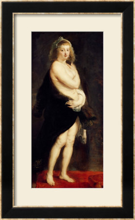 Helena Fourment In A Fur Wrap, 1636-38 by Peter Paul Rubens Pricing Limited Edition Print image
