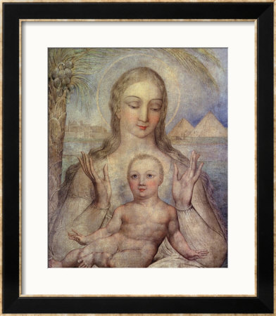 The Virgin And Child In Egypt, 1810 by William Blake Pricing Limited Edition Print image