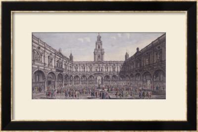 The Inside View Of The Royal Exchange, London by Thomas Bowles Pricing Limited Edition Print image