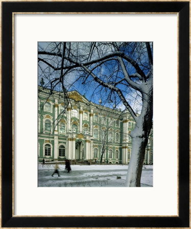 View Of The South Facade Of The Winter Palace, From Palace Square, 1754-62 by Bartolomeo Franceso Rastrelli Pricing Limited Edition Print image