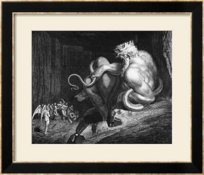 Minos, King Of Crete, Illustration From The Divine Comedy By Dante Alighieri by Gustave Doré Pricing Limited Edition Print image