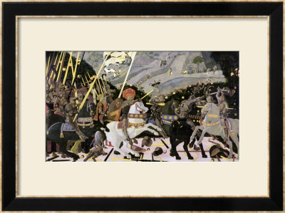 The Rout Of San Romano, Circa 1438-40 (Tempera On Poplar) by Paolo Uccello Pricing Limited Edition Print image