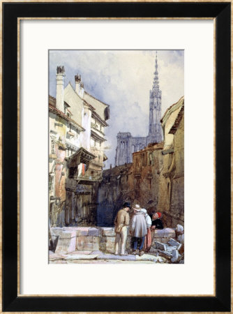 A Canal At Strasbourg by William Clarkson Stanfield Pricing Limited Edition Print image