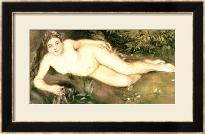 A Nymph By A Stream, 1869-70 by Pierre-Auguste Renoir Pricing Limited Edition Print image