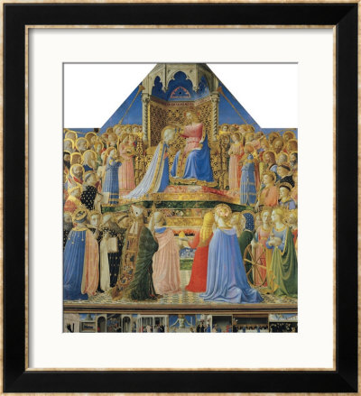 Coronation Of The Virgin, Circa 1430-32 by Fra Angelico Pricing Limited Edition Print image