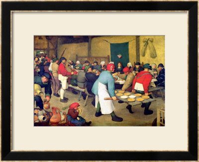 Peasant Wedding (Bauernhochzeit), 1568 by Pieter Bruegel The Elder Pricing Limited Edition Print image