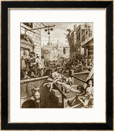 History Of Alcoholism-Temperance In Europe by William Hogarth Pricing Limited Edition Print image