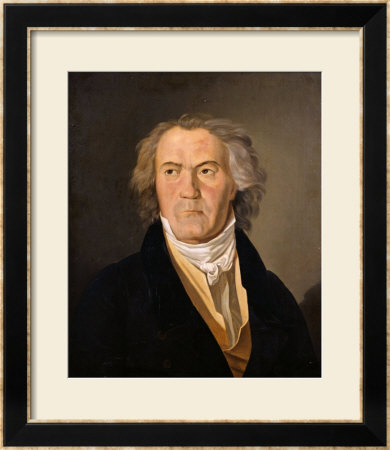 Portrait Of Ludwig Van Beethoven (1770-1827) by Ferdinand Georg Waldmuller Pricing Limited Edition Print image