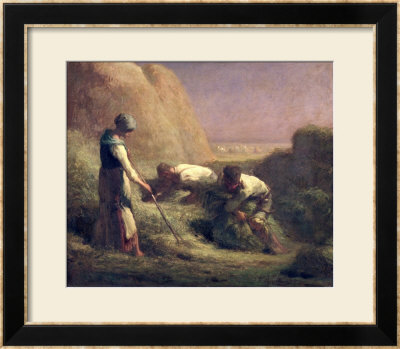 The Hay Trussers, 1850-51 by Jean-Francois Millet Pricing Limited Edition Print image