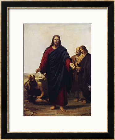 Christ With His Disciples by Jorgan Roed Pricing Limited Edition Print image