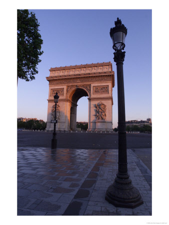 The Arc De Triomphe, Paris, France by Keith Levit Pricing Limited Edition Print image
