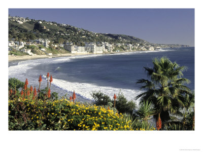 Main Beach, Laguna Beach, Ca by Michele Burgess Pricing Limited Edition Print image