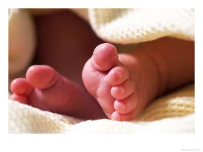 Close-Up Of Baby's Feet by Mitch Diamond Pricing Limited Edition Print image